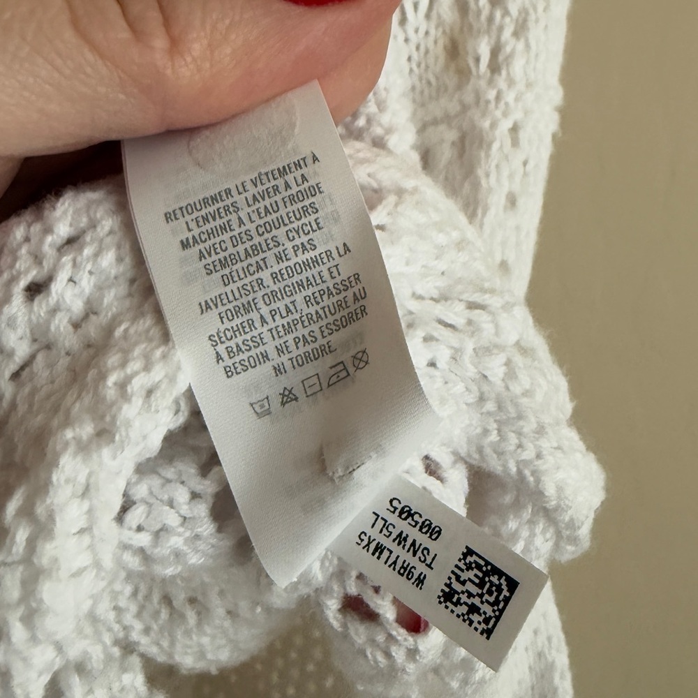 Aerie White Crochet Swim Coverup - Picture 7 of 9
